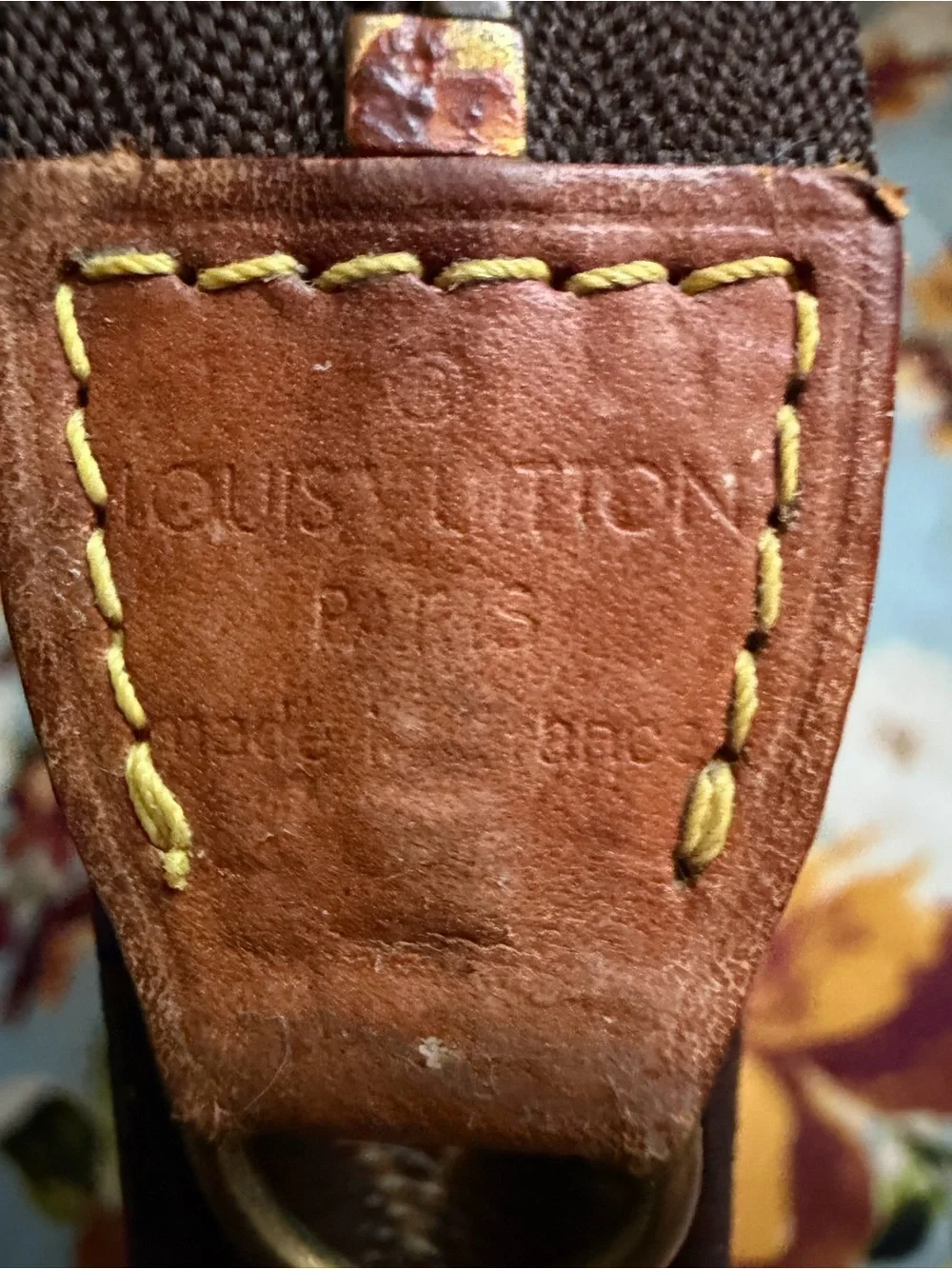 Louis Vuitton Monogram Canvas Brown & Gold Zip Cosmetic Pouch